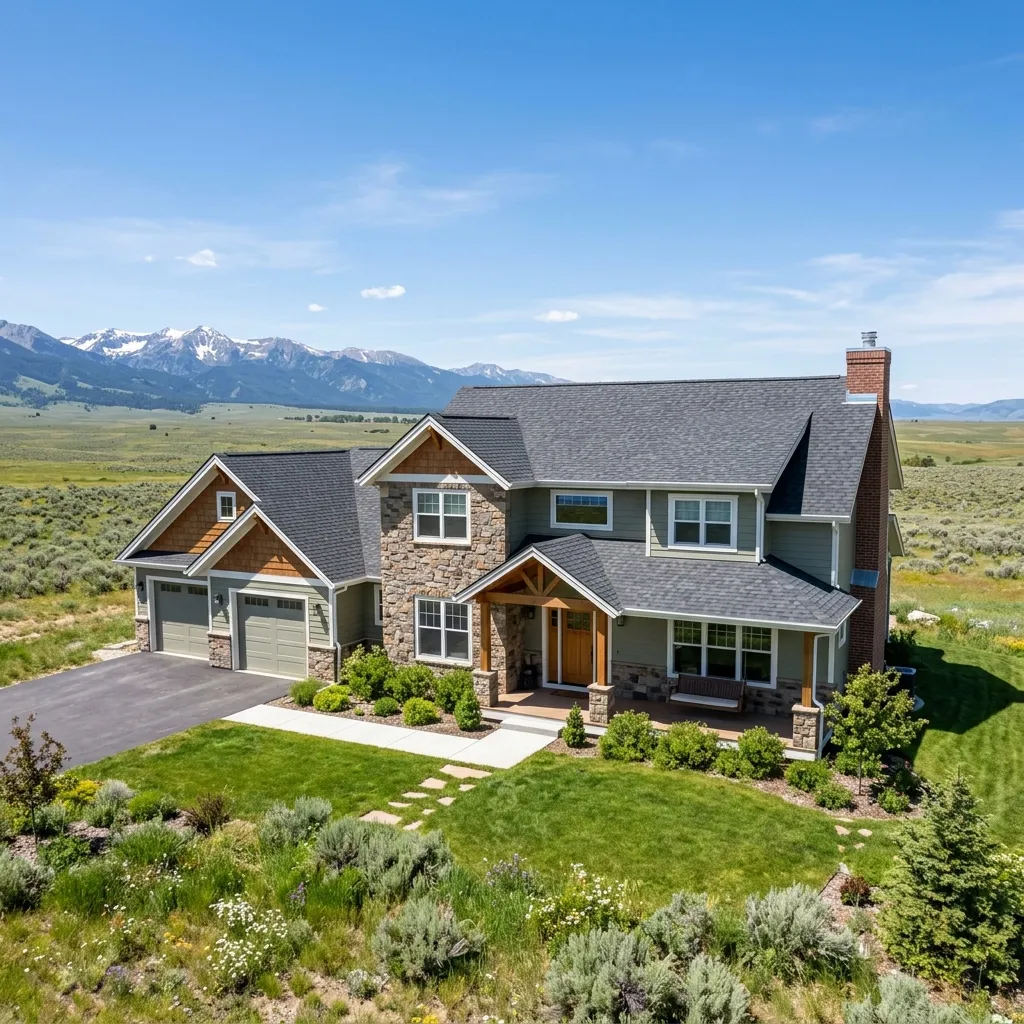 Beautiful completed roof replacement in Cheyenne Wyoming